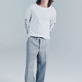 DESTROYED SKATE WAVE LS TEE | WHITE