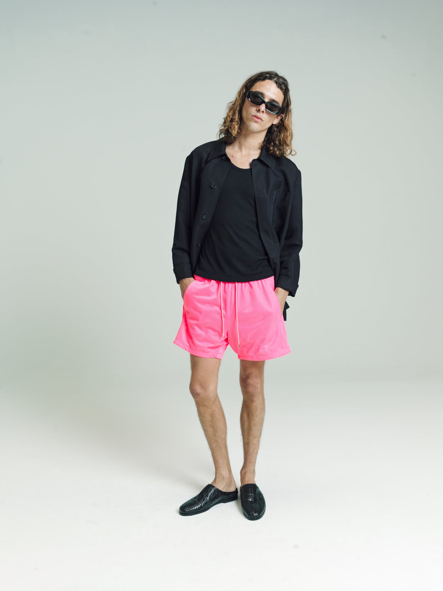 Chill Shorts  Pink – SECOND/LAYER Inc.