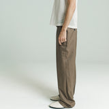 Relaxed Primo Trouser | Brown Pinstripe