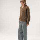 VEXED V-NECK | BROWN