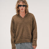 VEXED V-NECK | BROWN