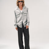 CHURCH SHIRT | GRAY SPECKLE