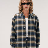 LOGAN OMBRE LS SHIRT | OLIVE CHECK