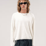 FRIENDS PULLOVER SWEATER | BLANC
