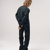 CROSBY ST. ZIP SHIRT | BLACK