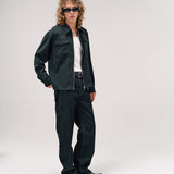 CROSBY ST. ZIP SHIRT | BLACK