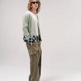 CHEVY CARDIGAN | GREEN/BLACK