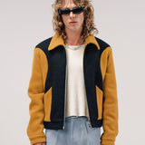 CORKY JACKET | BLACK/MUSTARD