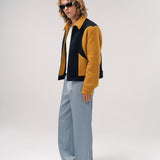 CORKY JACKET | BLACK/MUSTARD