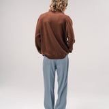 FRANKIE BUTTON DOWN POLO | BROWN