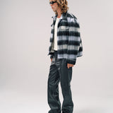 JEFE JACKET | POWDER BLUE BLACK