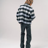 JEFE JACKET | POWDER BLUE BLACK