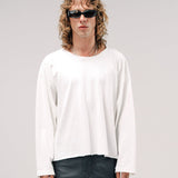THRASHER LS TEEE | VINTAGE WHITE