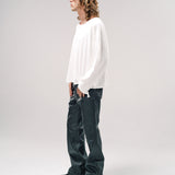 THRASHER LS TEEE | VINTAGE WHITE