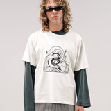 BABY BAGGY TEE LA PIEDAD | WHITE