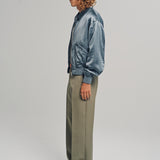 ACES SATIN CLUB JACKET STEEL GREY