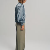 ACES SATIN CLUB JACKET STEEL GREY