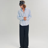 WASHED COTTON RELAXED SHIRT
