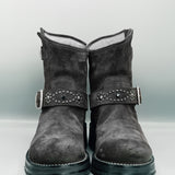 8" RIDER BOOT | BLACK SUEDE