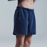 BABY BAGGY FLEECE SHORTS | NAVY