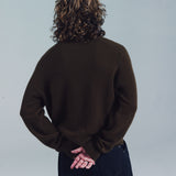 RUINED SWEATER | BROWN