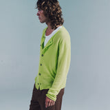 WEEZUR CARDIGAN | CHARTREUSE