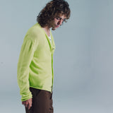 WEEZUR CARDIGAN | CHARTREUSE