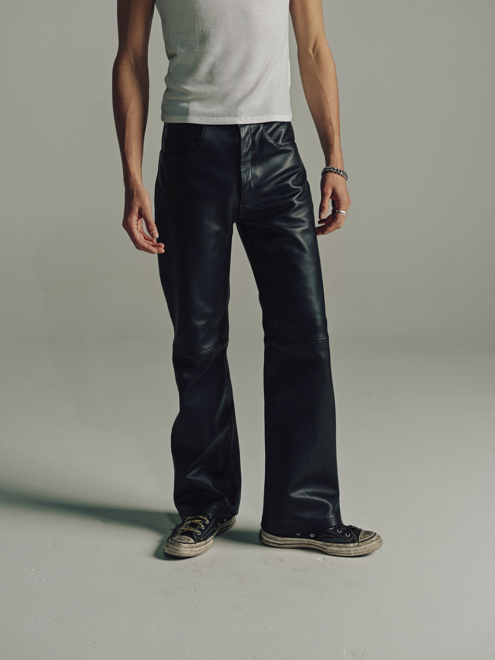 Daf Leather Pant | Black