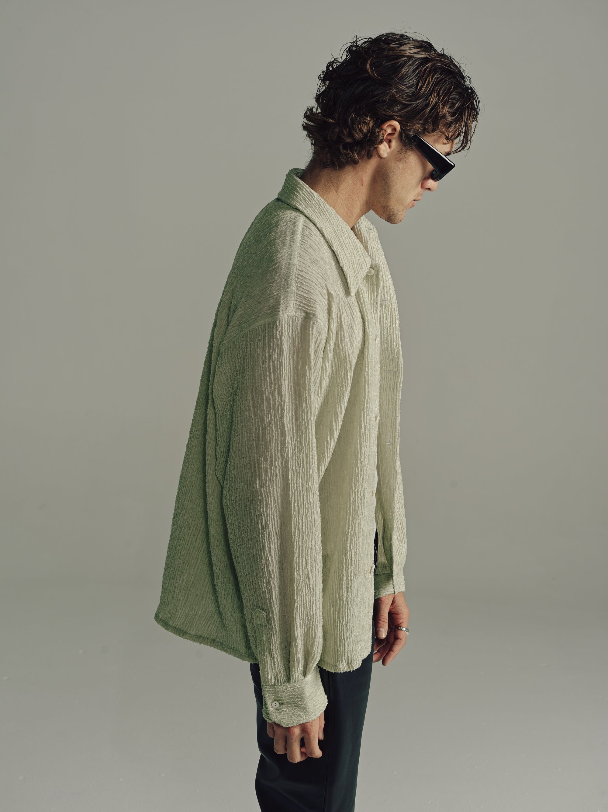 Relaxed Long Sleeve Shirt | Lime