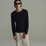 Dias Cortes L/S Ribbed Tee | Black