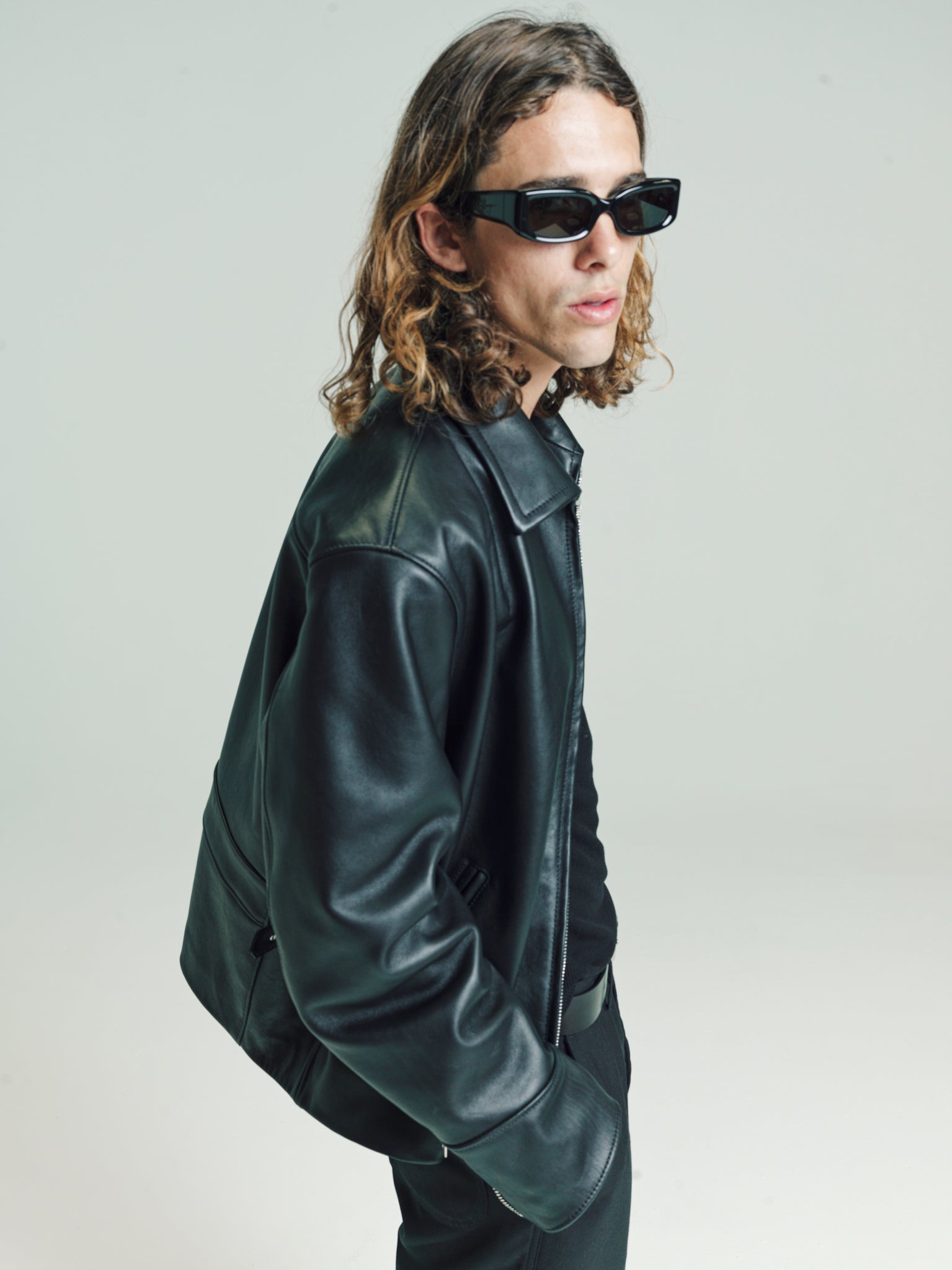 Rider Jacket | Black Calf / Essential