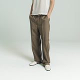 Relaxed Primo Trouser | Brown Pinstripe