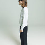 Dias Cortes L/S Ribbed Tee | White