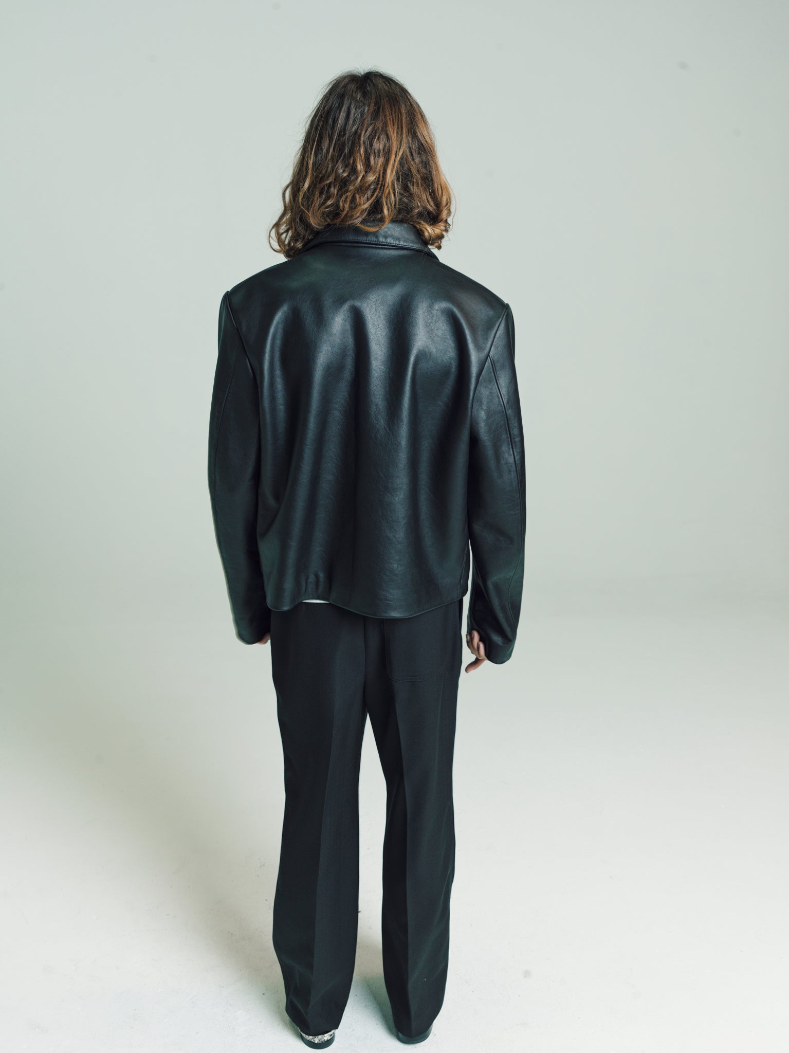 Mad Dog Leather Jacket | Black Calf / Essential