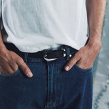 DOC BELT | BLACK SILVER