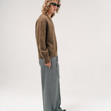 VEXED V-NECK | BROWN