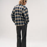 LOGAN OMBRE LS SHIRT | OLIVE CHECK