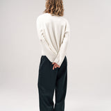 FRIENDS PULLOVER SWEATER | BLANC