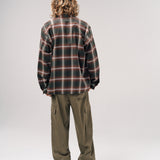 LOGAN OMBRE LS SHIRT | RED CHECK