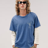 BABY BAGGY TEE DICE CROSS | NAVY