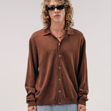 FRANKIE BUTTON DOWN POLO | BROWN