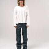 THRASHER LS TEEE | VINTAGE WHITE