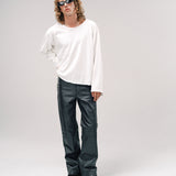 THRASHER LS TEEE | VINTAGE WHITE