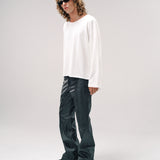 VALLUCO LEATHER PANT | BLACK