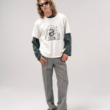 BABY BAGGY TEE LA PIEDAD | WHITE